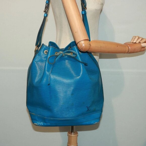 LOUIS VUITTON Epi Noe Shoulder Bag Toledo Blue - Picture 1 of 16